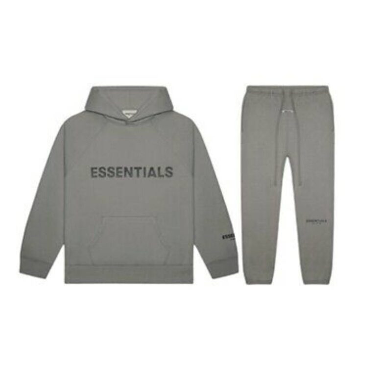 Fear Of God Essential Tracksuit Gray Essentials Official